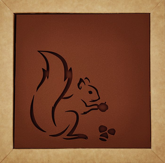 Carrécao - Votre chocolat personnalisé spécial Animaux ecureuil