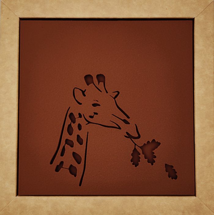 Carrécao - Votre chocolat personnalisé spécial Animaux girafe