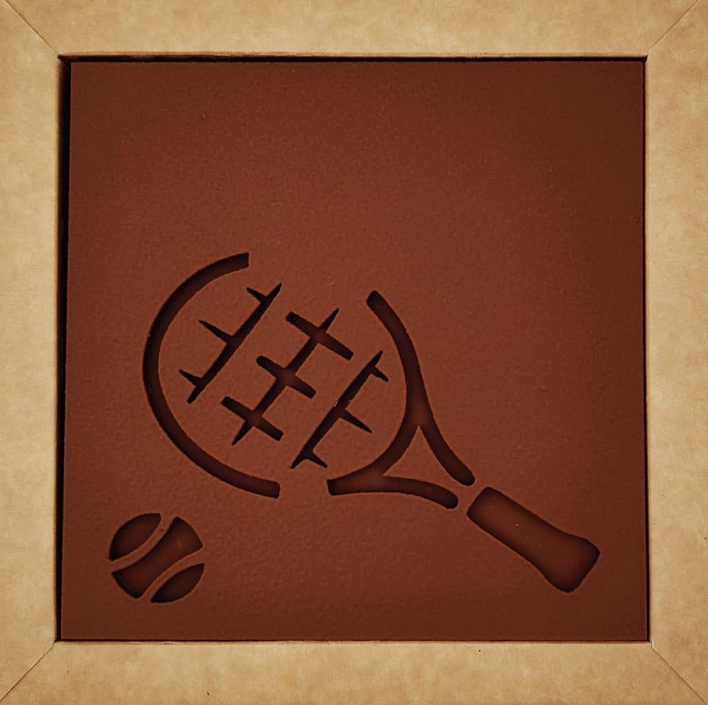 Carrécao - Votre chocolat personnalisé spécial Tennis