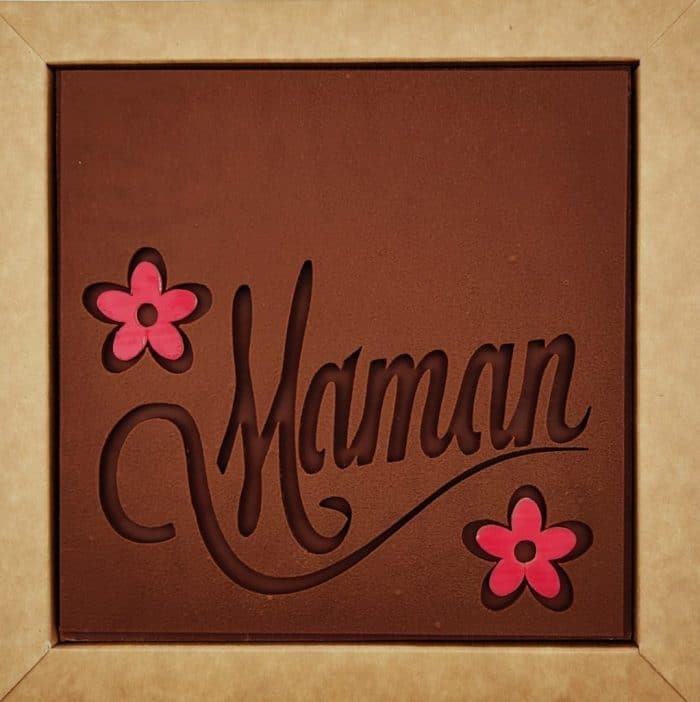 Tablette de chocolat personnalisé