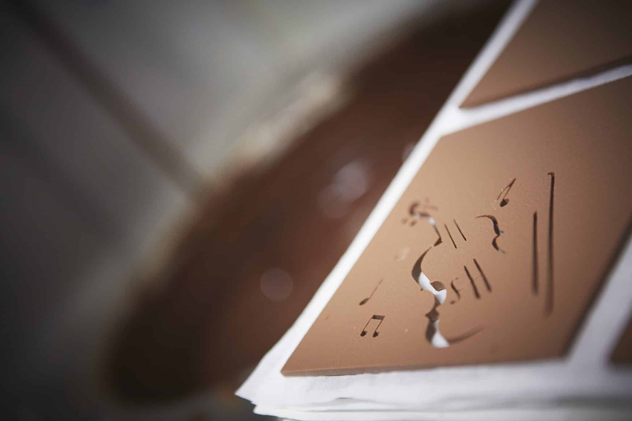 Chocolaterie Abtey - Tablette chocolat noir à personnaliser