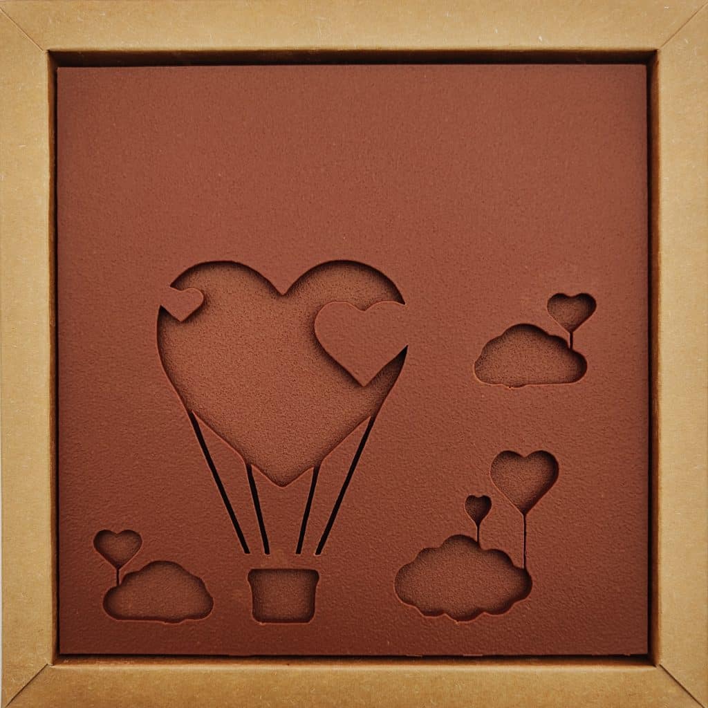Tablette de chocolat originale pour la Saint Valentin
